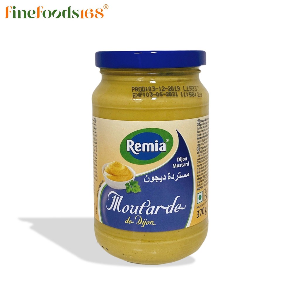 เรมิอา มัสตาร์ดซอส 370 ก. Remia Mustard (Moutarde de Dijon) 370 g