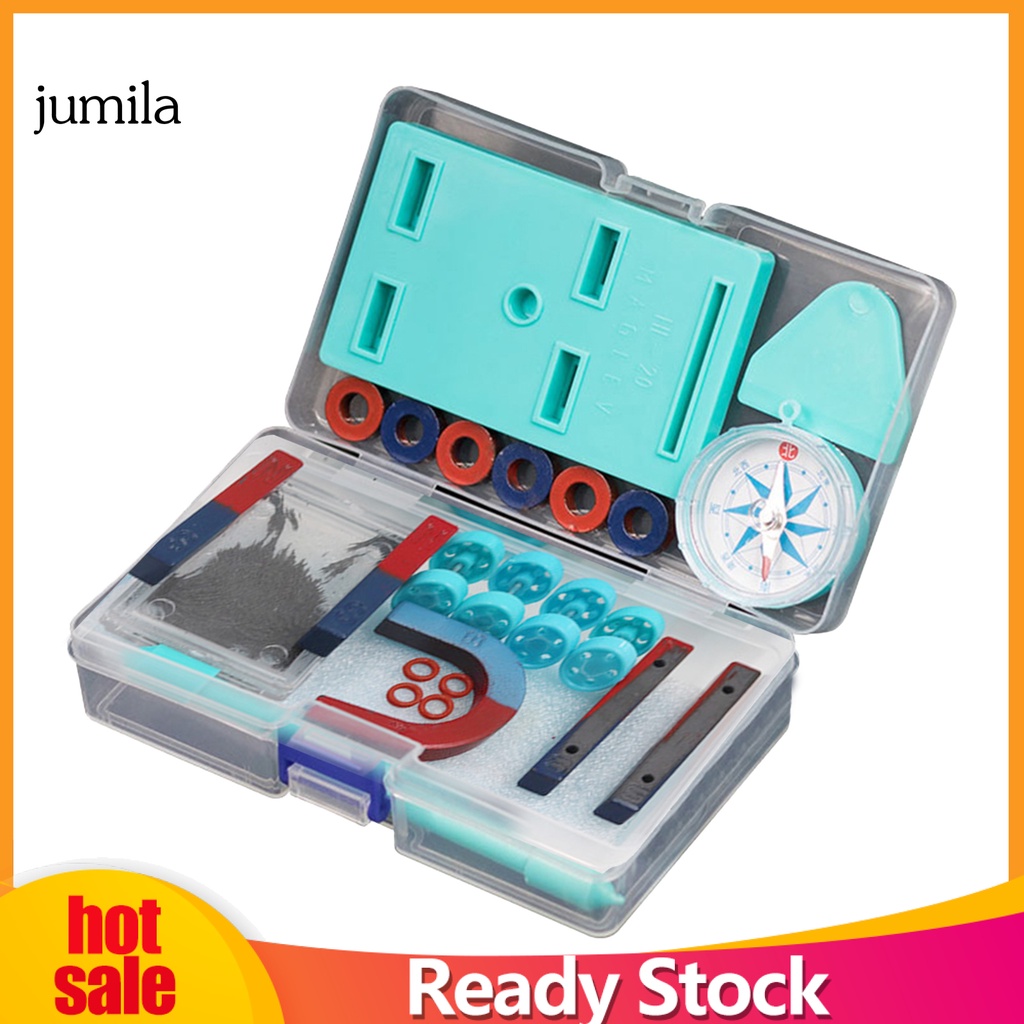 <Jumila> ชุดของเล่นทดลองวิทยาศาสตร์ แม่เหล็ก หลากสี ทนทาน สําหรับชั้นเรียน