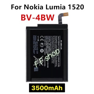 แบตเตอรี่ แท้ Nokia Lumia 1520 RM-937 BV-4BW 3500mAh ประกัน 3 เดือน