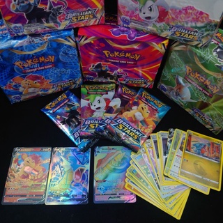 การ์ด โปเกมอน Pokemon Series ชุด Brilliant Stars แบบซองสุ่ม ซองละ 10 บาท งานจีน พร้อมส่ง