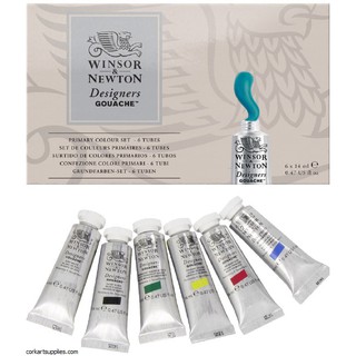 Winsor &amp; Newton Designers Gouache Introductory ชุดสีกวอช 14ml