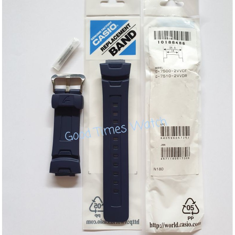 STRAP G-SHOCK G-7500-2V G-7510-2V G 7500 G 7510 Casio ของแท้
