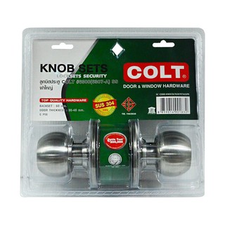 ลูกบิดประตู กุญแจลูกบิดประตู ลูกบิดทั่วไป COLT 6307-A หัวกลมสเตนเลส