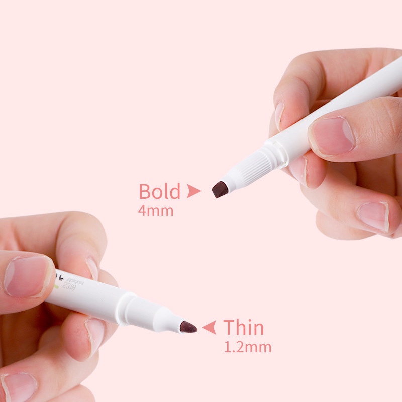 ชุดปากกาเน้นข้อความ หัวอ่อน ปากกา ปากกามาร์กเกอร์