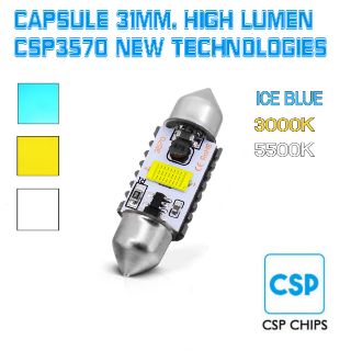 [NEW!!][1หลอด]LED Capsule 31mm. CSP3570 High Lumen