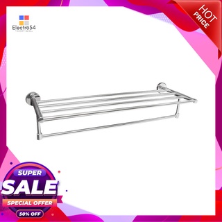 ชั้นวางผ้าพร้อมราวแขวน AMERICAN STANDARD K-2801-53-N สีโครมTOWEL RACK AMERICAN STANDARD K-2801-53-N CHROME