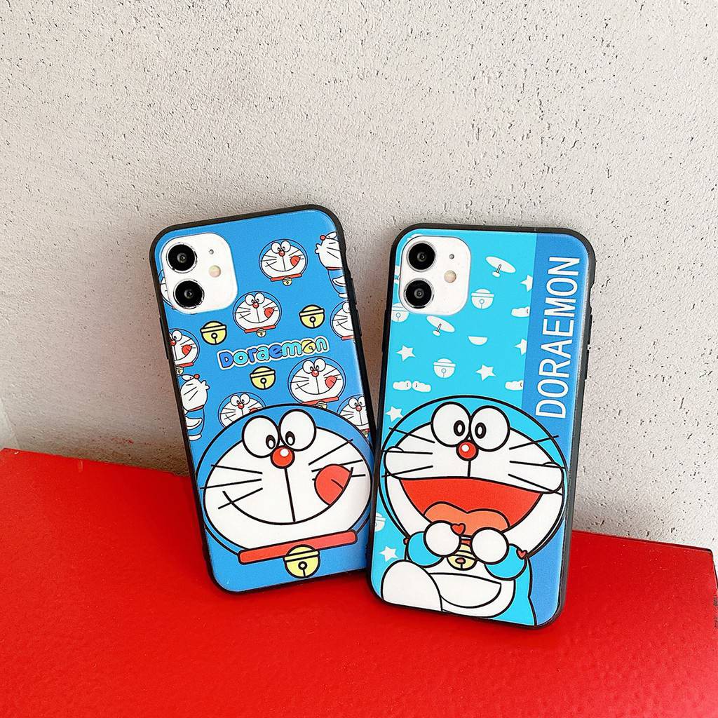 -พร้อมส่งในไทย-เคสซิลิโคนลายโดเรม่อน ใช้สำหรับIPทุกรุ่น #786