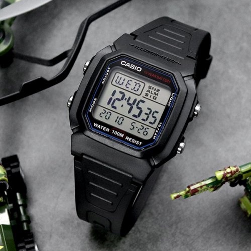 นาฬิกา Casio แท้ รุ่น W-800H นาฬิกาข้อมือ หน้าปัดดิจิตอล สำหรับผู้ชาย -ของแท้ 100% รับประกันสินค้า1 ปีเต็ม