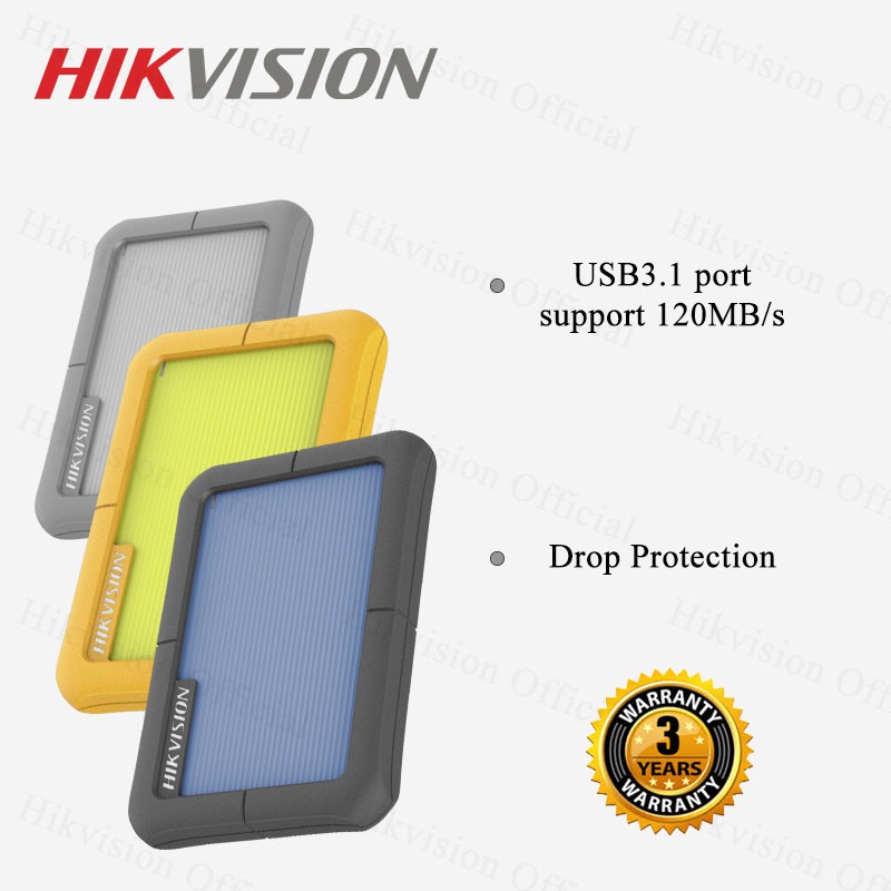 HIKVISON Portable HDD 1TB 2TB PHDD USB3.0 External Hard Drive Hdd Disco Duro Externo Disque Hard Dis