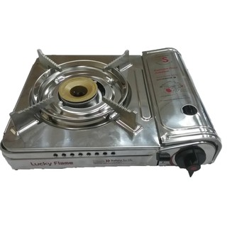 Lucky Flame เตาแก๊สกระป๋อง สเตนเลสทั้งตัว รุ่น LF-90SD ระบบป้องกันคุณภาพสูง
