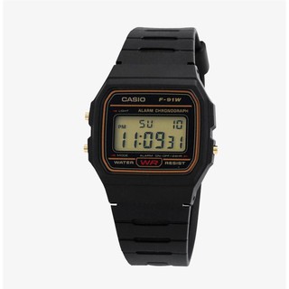 Casio นาฬิกาข้อมือผู้ชาย รุ่น F-91WG-9SDF