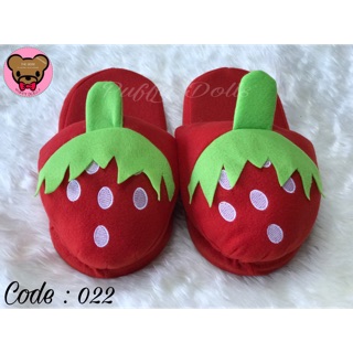 🍓รองเท้า Slippers หัวตุ๊กตา(No.022)🍓#มีบริการเก็บเงินปลายทาง