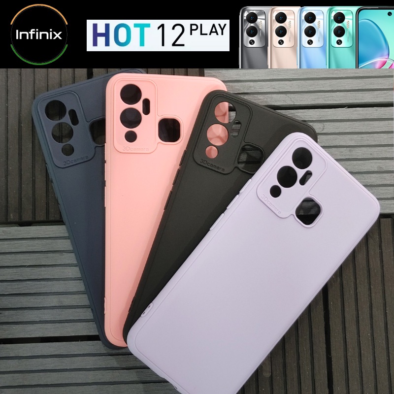 เคส ยาง TPU กันกระแทก ( คละสี) 3D สำหรับ Infinix Hot 12 Play