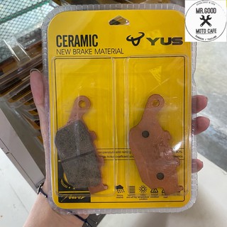 ผ้าเบรค yus ceramic ผ้าเบรคหลัง CBR250R/ABS (ปี11&gt;) , CBR300F/R , CB500 F/X , Rebel500 , CB/CBR 650F/R