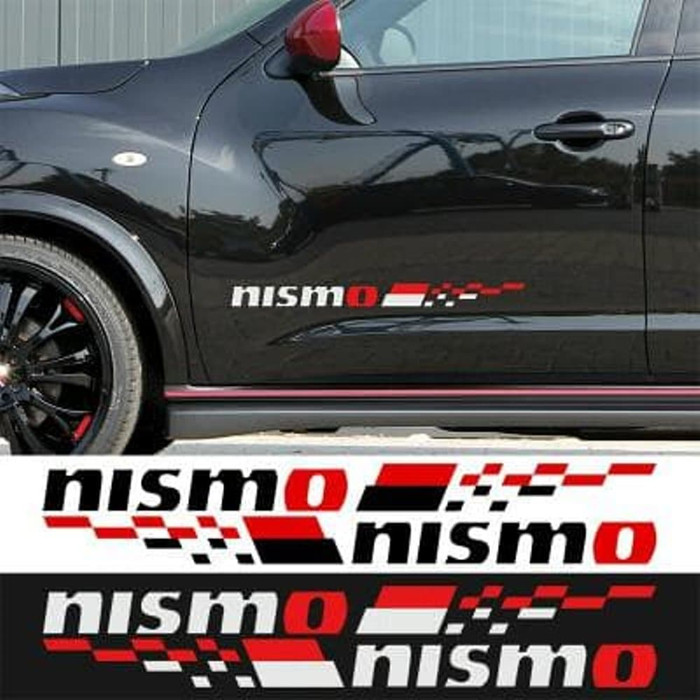 สติ๊กเกอร์ Nismo nissan juke march livina สติ๊กเกอร์อเนกประสงค์ - สีขาวนวล