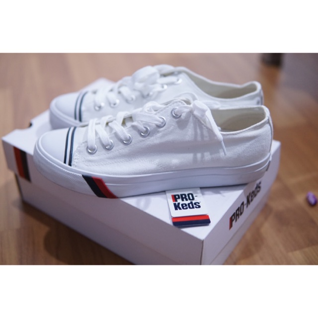 Used once Pro-KEDS royal america lo สีขาว Size US 6.5