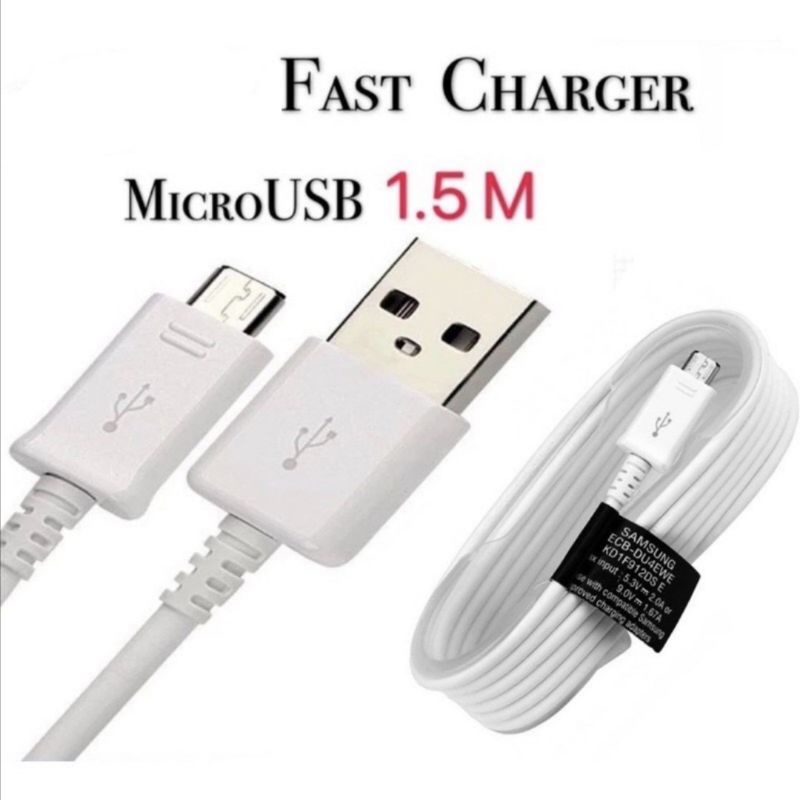 พร้อมส่งจากไทย สายชาร์จซัมซุง ยาว 1.5 เมตร รองรับ Fast Charge สายชาร์จซัมซุงSamsung Micro USB