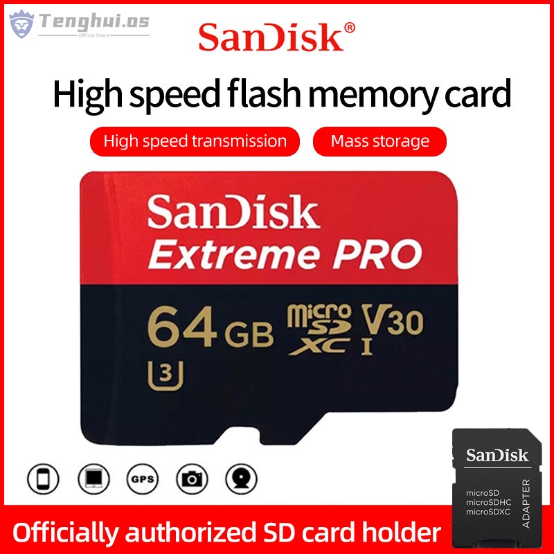 SanDisk Micro SD Card 512GB MicroSDHC Memory Card 256GB 128GB 64GB 32GB TF Cards th1012_47016
