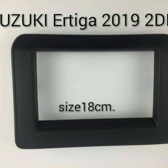 หน้ากากวิทยุ SUZUKI ERTIGAสำหรับเครื่องเล่นแบบ7"_ 2DIN18cm.ปี2019 แถมชุดสายไฟตรงรุ่น(สีดำ)