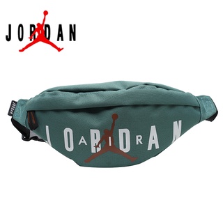 JORDAN [lowest price] waist hanging bag chest horizontal body ultra fashionable black green brown chest Unisex bag hanging bag hidden single layer zipper waist bag shoulder bag