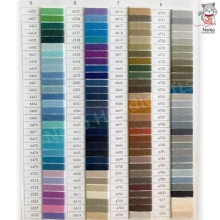 ด้ายเย็บผ้า ด้ายวีนัส VENUS SPUN ฉลากแดง เบอร์ 60 (550 เมตร) สามารถเลือกสีในแคตตาล็อค มีสีให้เลือกเยอะ คุณภาพดี