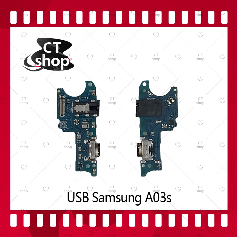 สำหรับ Samsung A03S  อะไหล่สายแพรตูดชาร์จ แพรก้นชาร์จ Charging Connector Port Flex Cable（ได้1ชิ้นค่ะ) อะไหล่มือถือ CT Sh