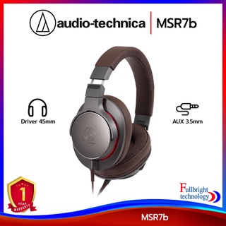 Audio-Technica รุ่น MSR7b Over-Ear Headphones หูฟังแบบครอบหูฟูลไซส์ รับประกันศูนย์ไทย 1 ปี