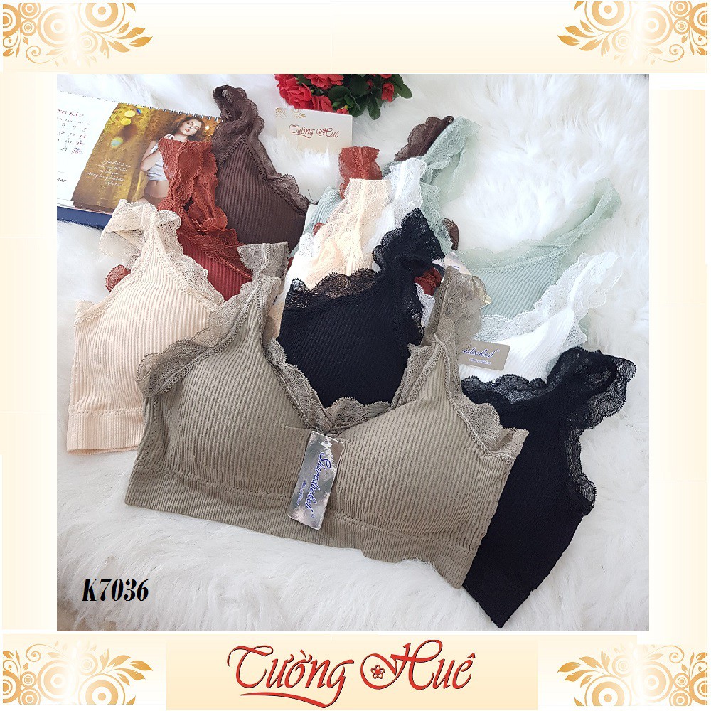 Sharedackab K7036 บราลูกไม้จั๊ม