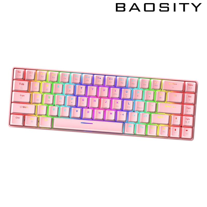 68 Key Game Keyboard 60% Layout Waterproof Portable for Gamer Typist #8