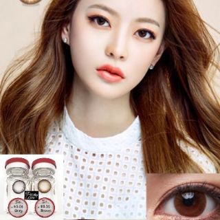 💟 Dali ( Tiara ) Wink Pitchylens Sweety Plus  brown gray Contactlens บิ๊กอาย คอนแทคเลนส์ ราคาถูก แถมตลับฟรี