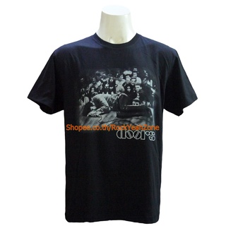 เสื้อวง THE DOORS เสื้อไซส์ยุโรป เดอะดอส์ PTA708 เสื้อยืดวงดนตรีร็อค Rockyeah