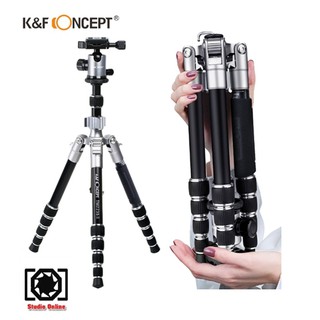 K&amp;F Concept Tripod TM2235 II (Silver) Aluminium (KF09.045) ขาตั้งกล้อง