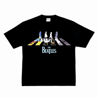 เสื้อยืดวงดนตรีเสื้อยืดแขนสั้น พิมพ์ลายวง The Beatles Rock Beatles John Lennonall size