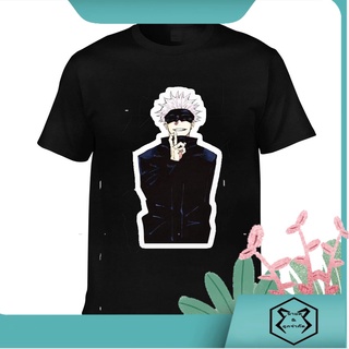 Xinszeng23 เสื้อยืดแขนสั้น คอกลม ผ้าฝ้ายแท้ 100% พิมพ์ลายอนิเมะ Jujutsu Kaisen สไตล์ฮาราจูกุ แฟชั่นเรโทร สําหรับผู้ชาย