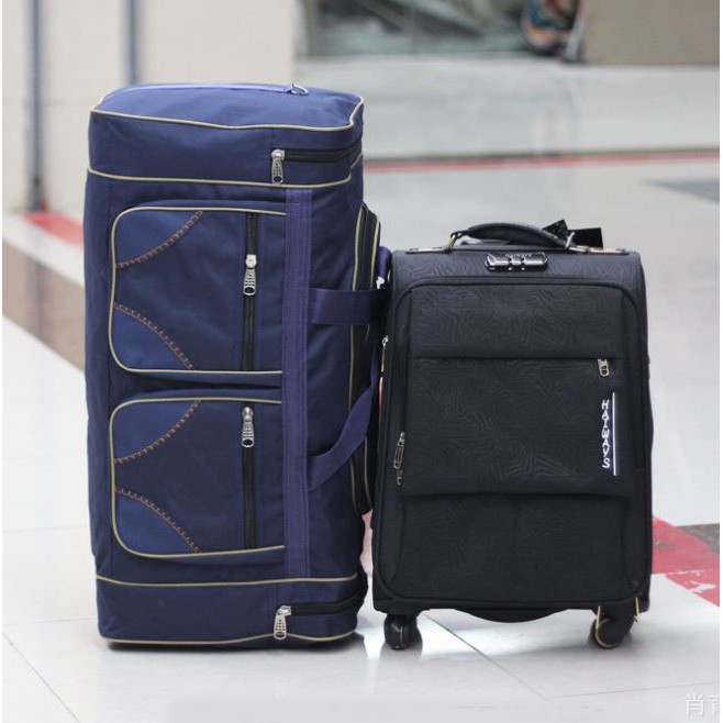 SM กระเป๋าเดินทาง กระเป๋าถือ ผ้าไนล่อน ความจุ 80 ลิตร แบบหูหิ้ว รุ่น MBi-017 (M20-015) TRTR จากร้าน Smart Choices