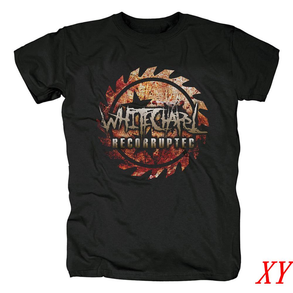 เสื้อยืดแขนสั้น พิมพ์ลาย Xy Whitechapel Deathcore Dead Core สําหรับผู้ชาย
