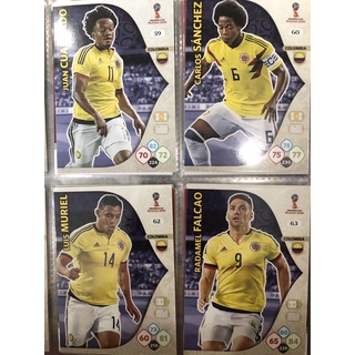 2018 Panini Adrenalyn XL World Cup Russia Soccer Cards Colombia