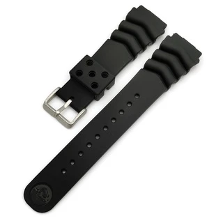 สายนาฬิกาข้อมือซิลิโคน กันน้ํา ขนาด 18 มม. 20 มม. 22 มม. พร้อมโลโก้ สําหรับ Seiko Watch Band เหมาะกับผู้ชาย และผู้หญิง
