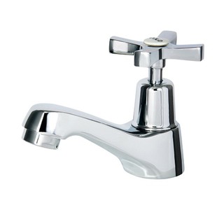 ก๊อกอ่างล้างหน้าเดี่ยว LABELLE LB60901 สีโครม ก๊อกอ่างล้างหน้า ก๊อกน้ำ ห้องน้ำ CROSS HANDLE BASIN FAUCET LABELLE LB60901