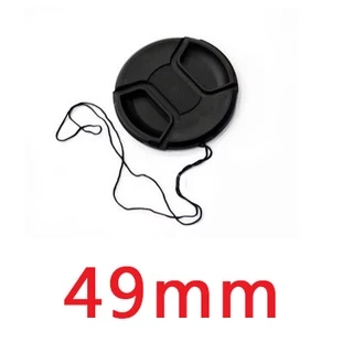 ฝาปิดหน้าเลนส์ พร้อมเชือกป้องกันการสูญหาย Lens Cap No Logo ใช้กับเลนส์ได้ทุกค่าย ขนาด 37 - 95 mm