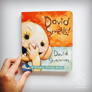 [พร้อมส่ง] บอร์ดบุค นิทานภาษาอังกฤษ David Smells by David Shannon