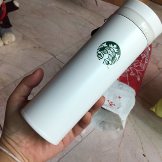 Starbucks Japan white thermos 350ml