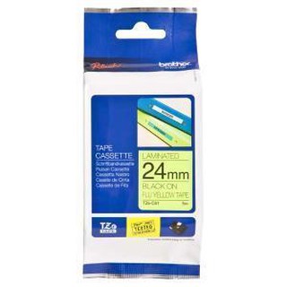 STATIONERY &amp; SUPPLIES BROTHER TZE TAPE TZEC51 Model : TZEC51 Vendor Code : N TZ-TAPE BLACK ON FLU.YELLOW,24MM.