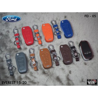 ซองหนังกุญแจรถ FORD RANGER, EVEREST เอเวอร์เรส 15-18 (รับประกันหนังแท้)