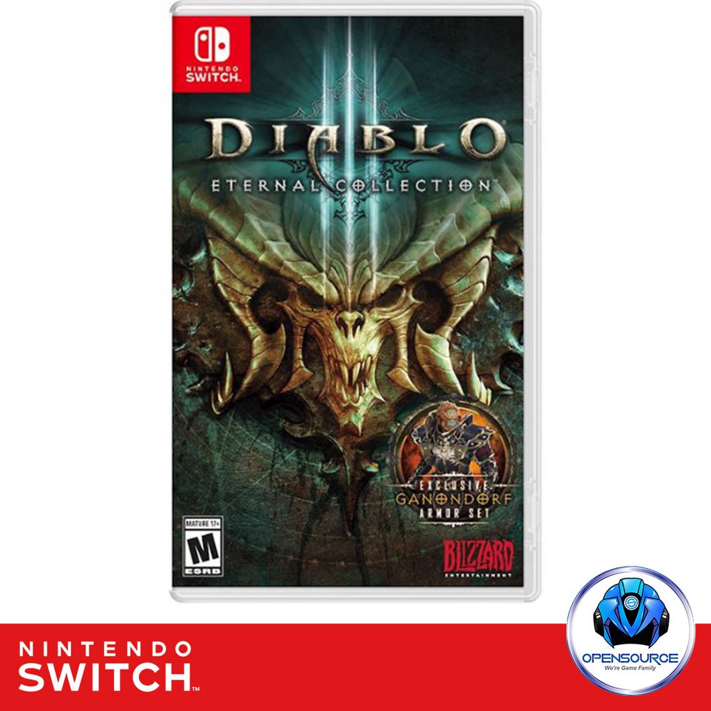 [พร้อมส่ง]Nintendo: Diablo 3 Eternal Collection (US Z1 แท้) แผ่นเกม สำหรับ Nintendo Switch