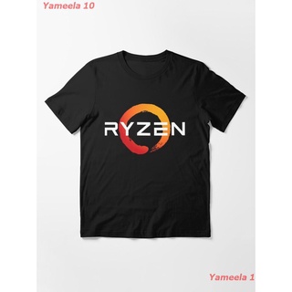 เสื้อยืดผ้าฝ้ายพิมพ์ลายขายดีRyzen Zen T-Shirt Essential T-Shirt เสื้อยืดพิมพ์ลาย เสื้อยืดผู้หญิง เสื้อยืดผู้ชาย เสื้อคอก