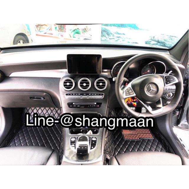 พรมปูพื้นรถยนต์ 6D Benz GLC 250
