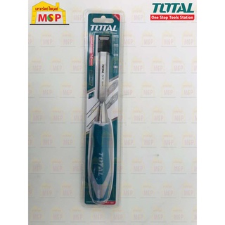 Total สิ่วช่างไม้ด้ามพลาสติก  1/4"  THT41166