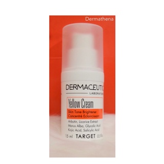 *ส่งฟรี EMS* ล็อตใหม่ล่าสุด Exp 7/2024 Dermaceutic Yellow Cream 15 ml