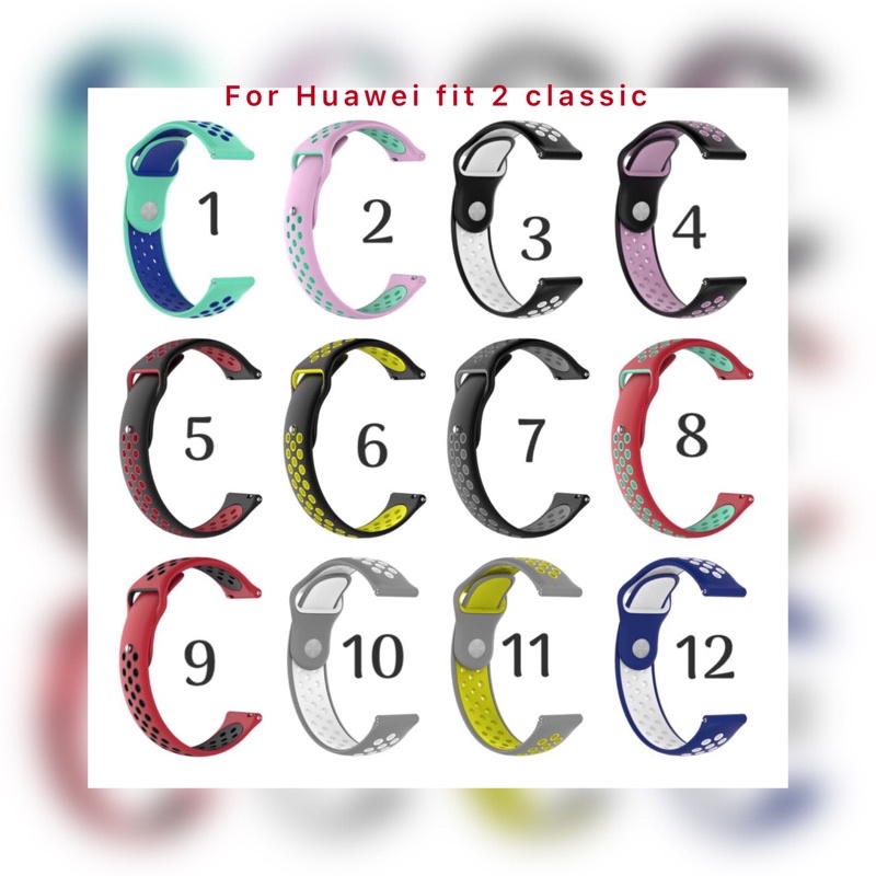 20MM NIKE WATCH STRAP สําหรับ HUAWEI FIT 2 CLASSIC